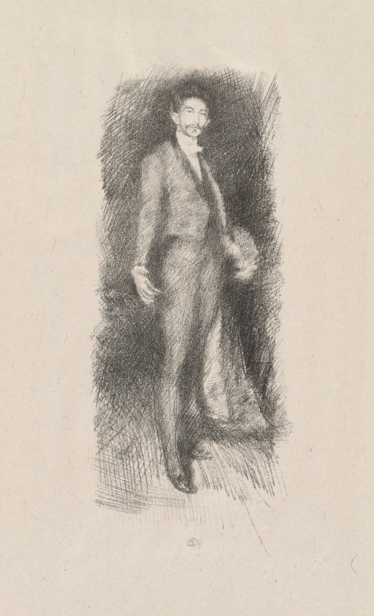 Hrabě Robert de Montesquiou, č. 2 od James Abbott McNeill Whistler