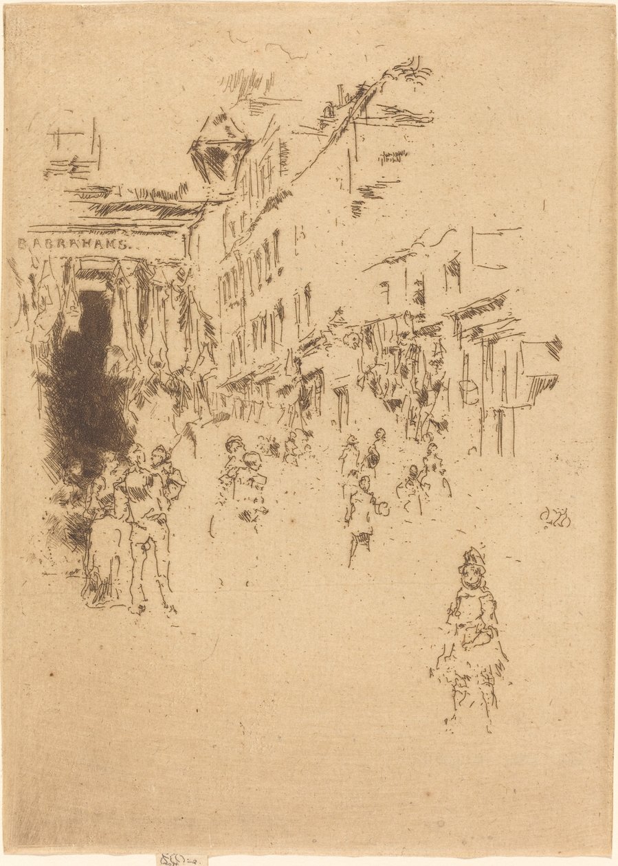 Cutler Street, Houndsditch od James Abbott McNeill Whistler
