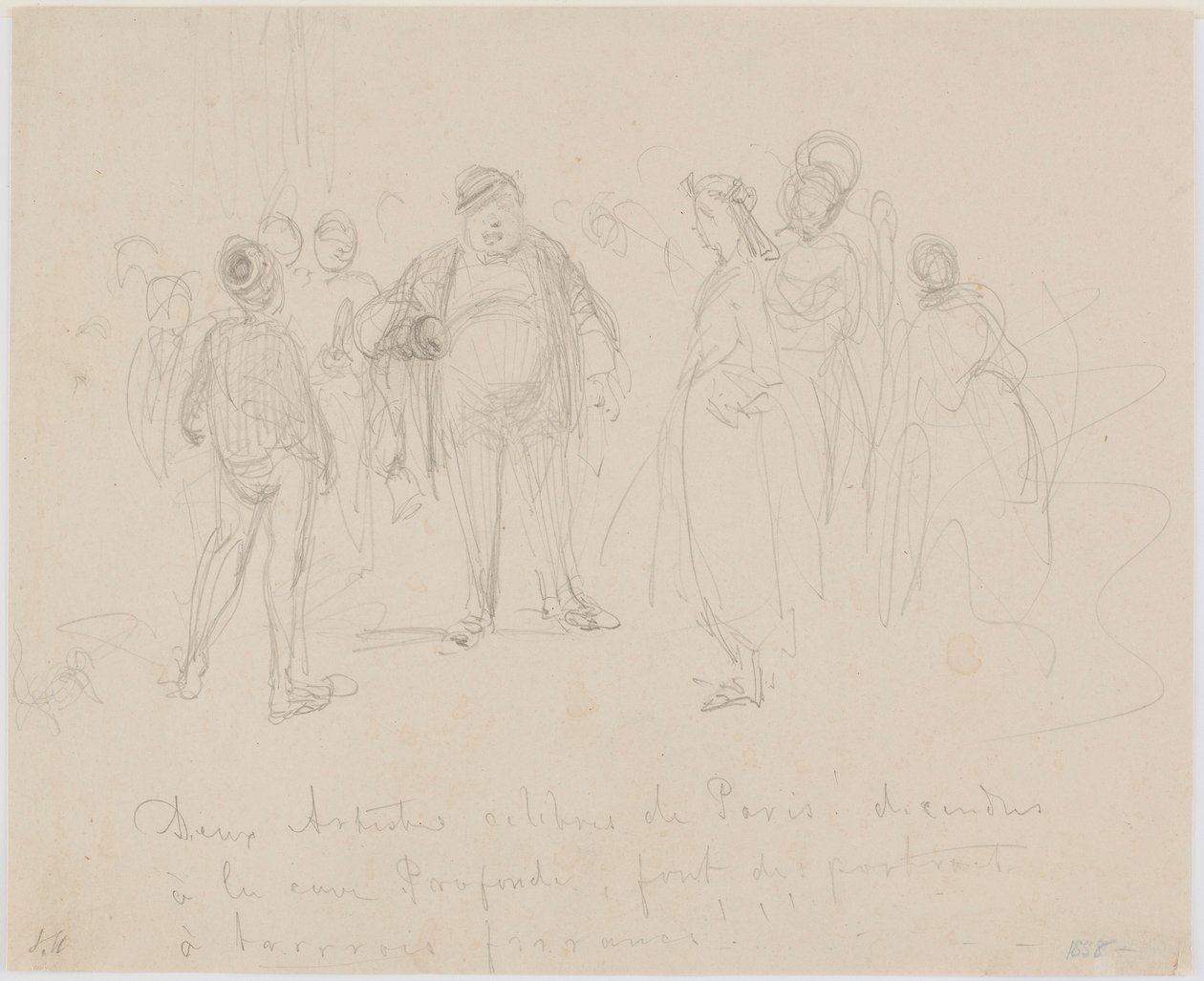 Dva slavní umělci z Paříže od James Abbott McNeill Whistler