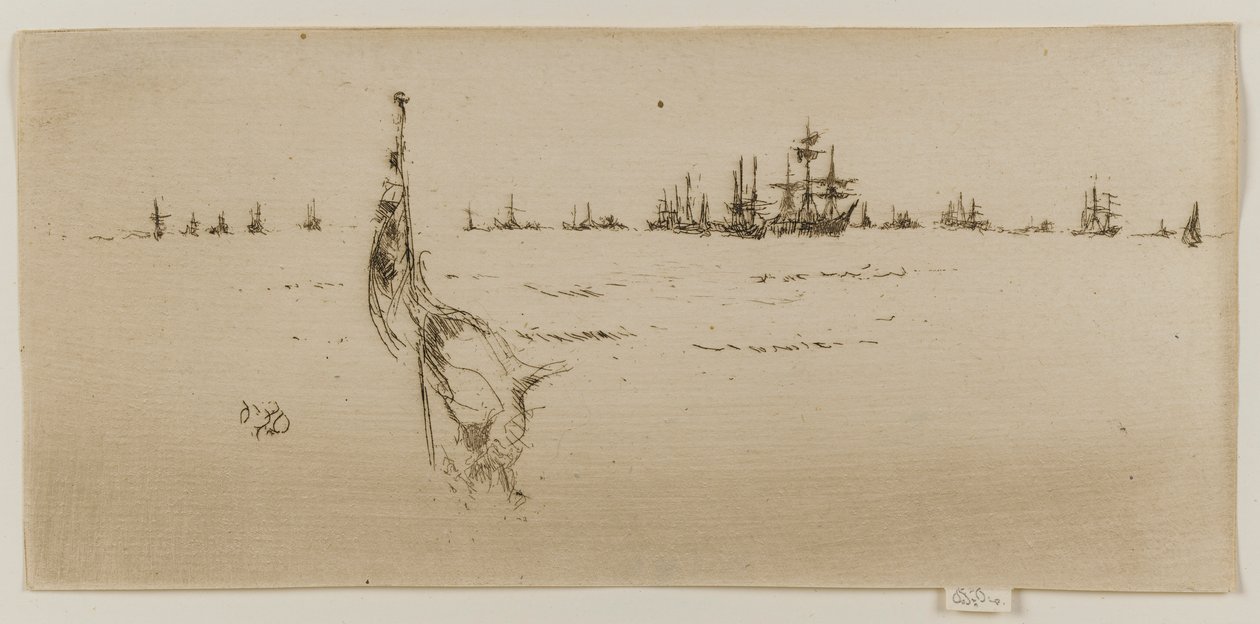 Namáčení vlajky od James Abbott McNeill Whistler