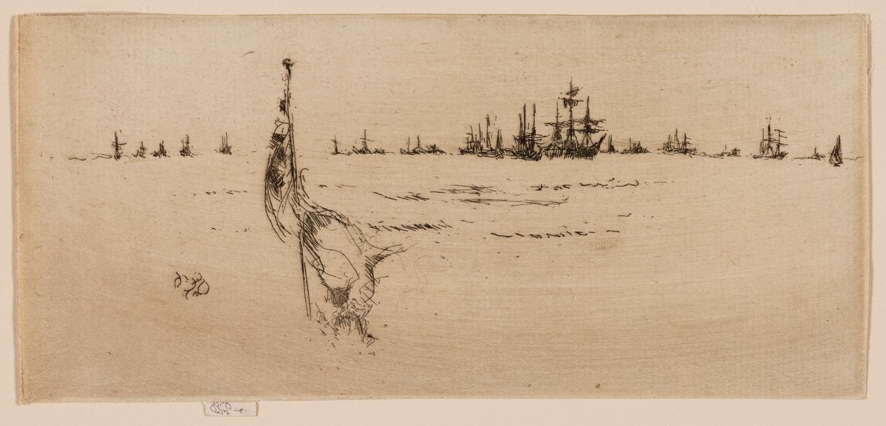 Namáčení vlajky od James Abbott McNeill Whistler