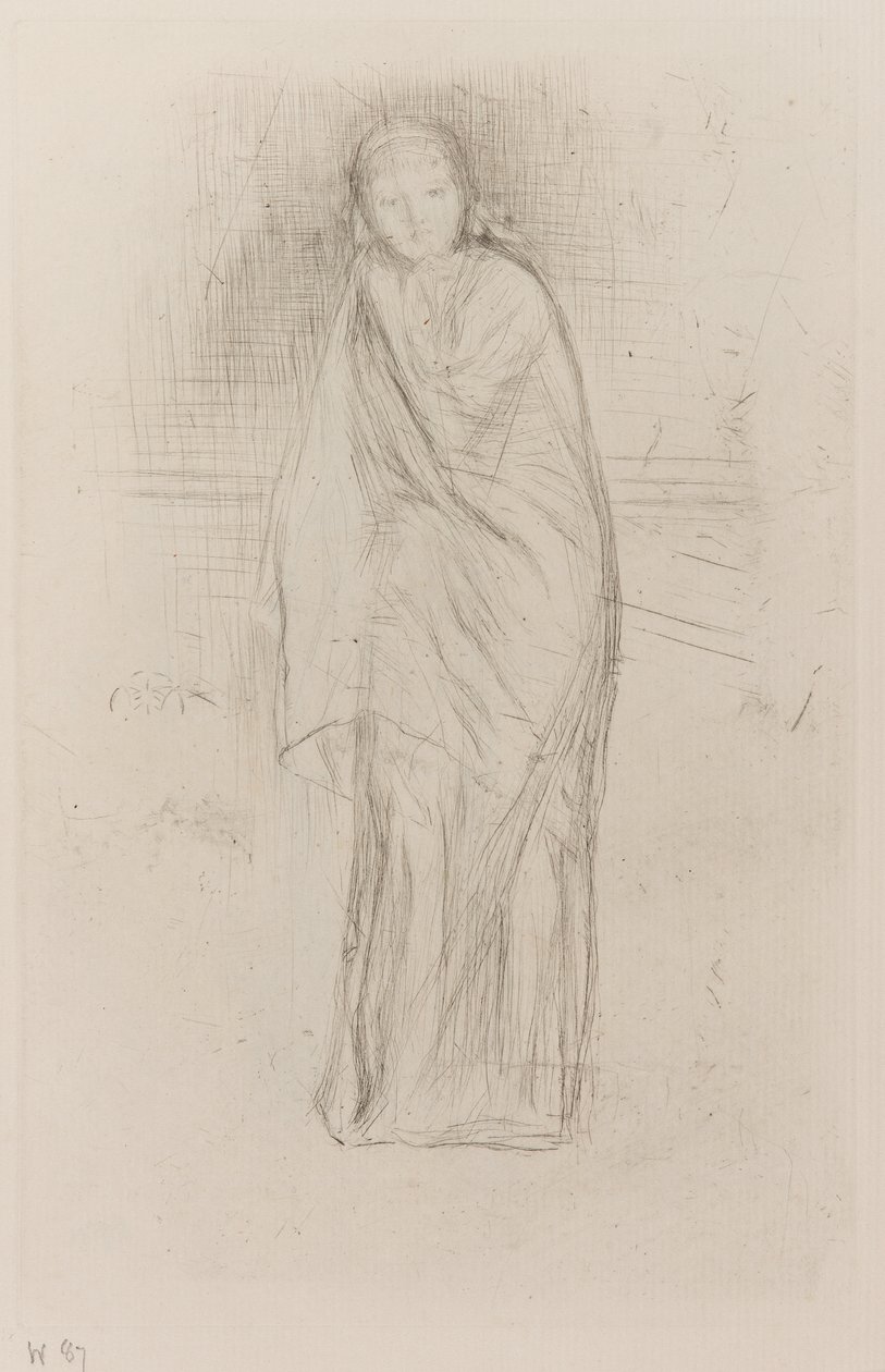 Oblečený model od James Abbott McNeill Whistler