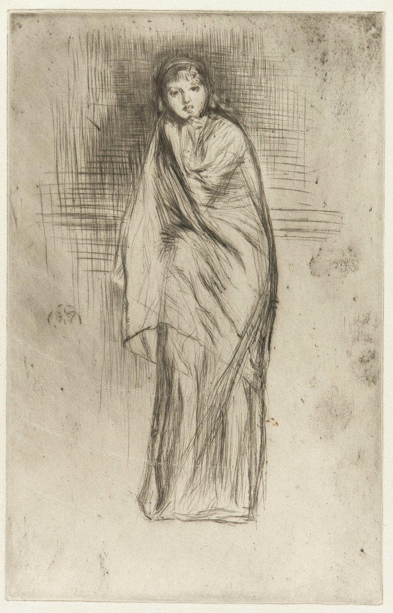 Oblečený model od James Abbott McNeill Whistler