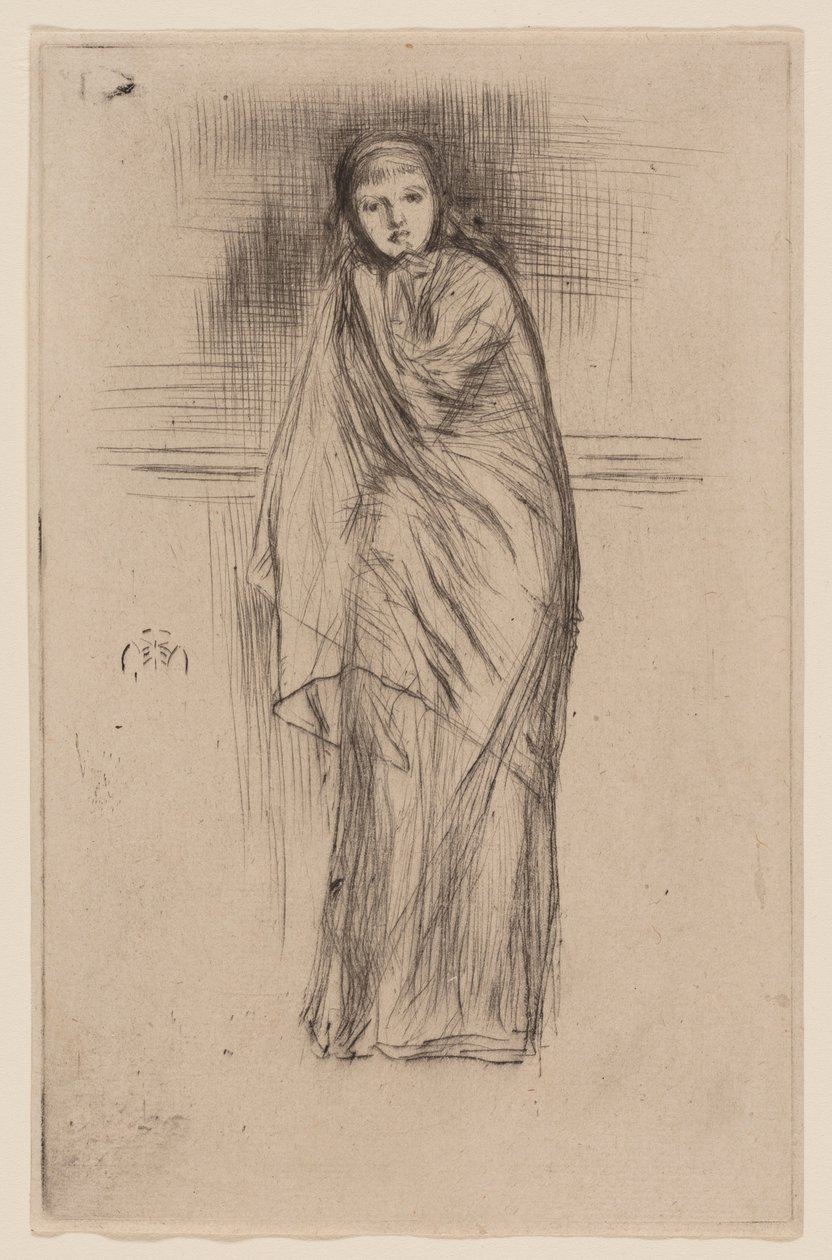 Oblečený model od James Abbott McNeill Whistler