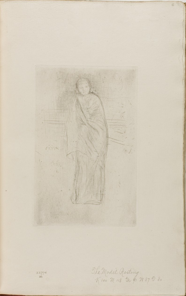 Oblečený model od James Abbott McNeill Whistler