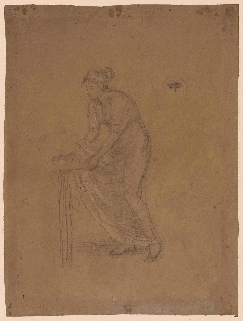 Model s drapérií od James McNeill Whistler