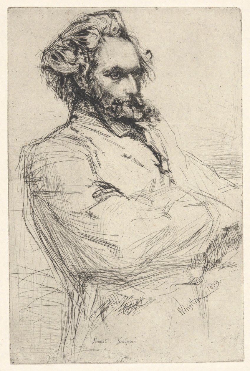 Drouet, sochař od James Abbott McNeill Whistler
