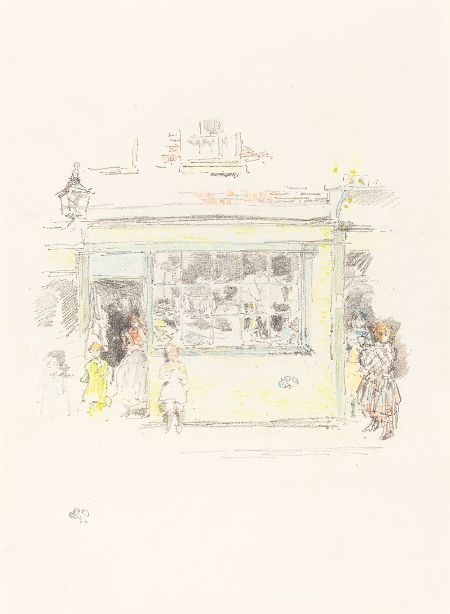 Drury Lane Rags od James Abbott McNeill Whistler