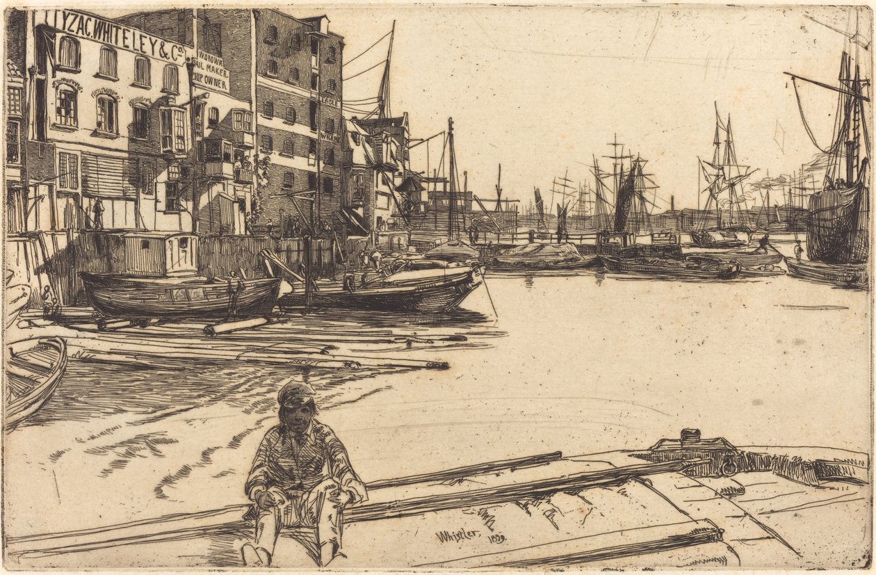 Eagle Wharf od James Abbott McNeill Whistler