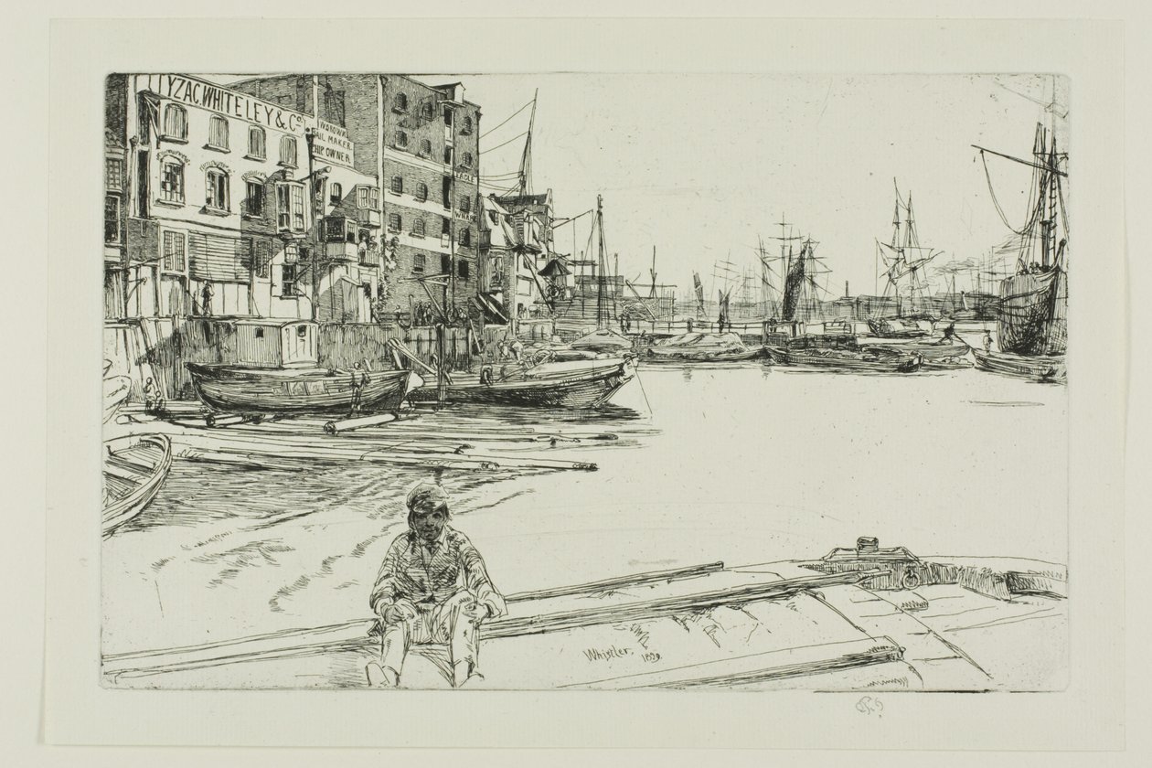 Eagle Wharf od James Abbott McNeill Whistler