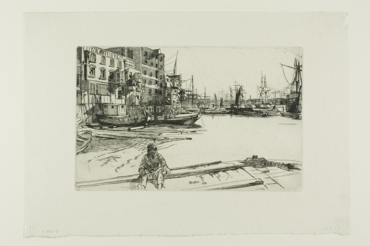 Eagle Wharf od James Abbott McNeill Whistler