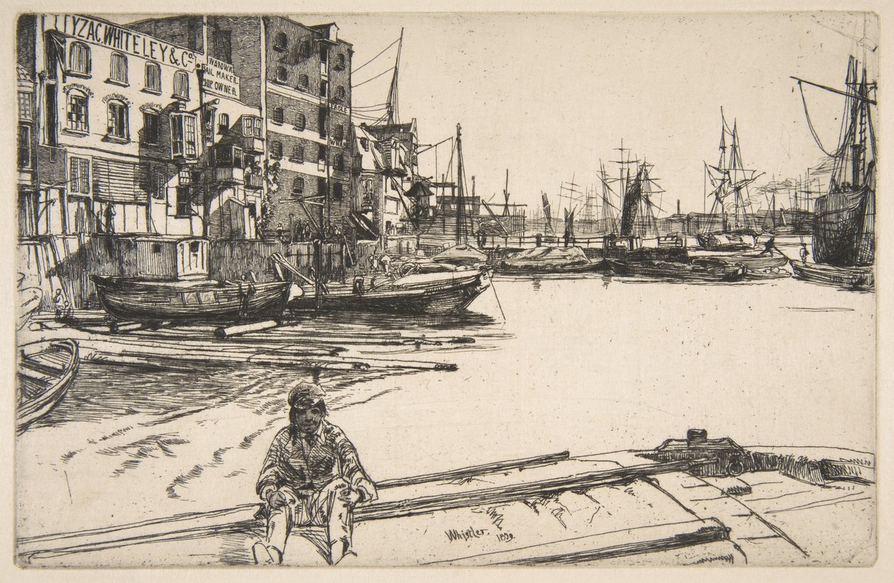 Orlí přístaviště od James McNeill Whistler