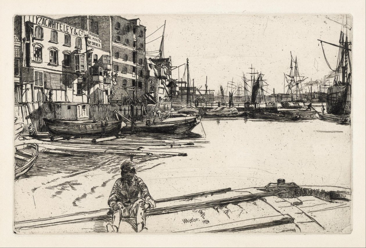 Orlí přístavní molo od James McNeill Whistler