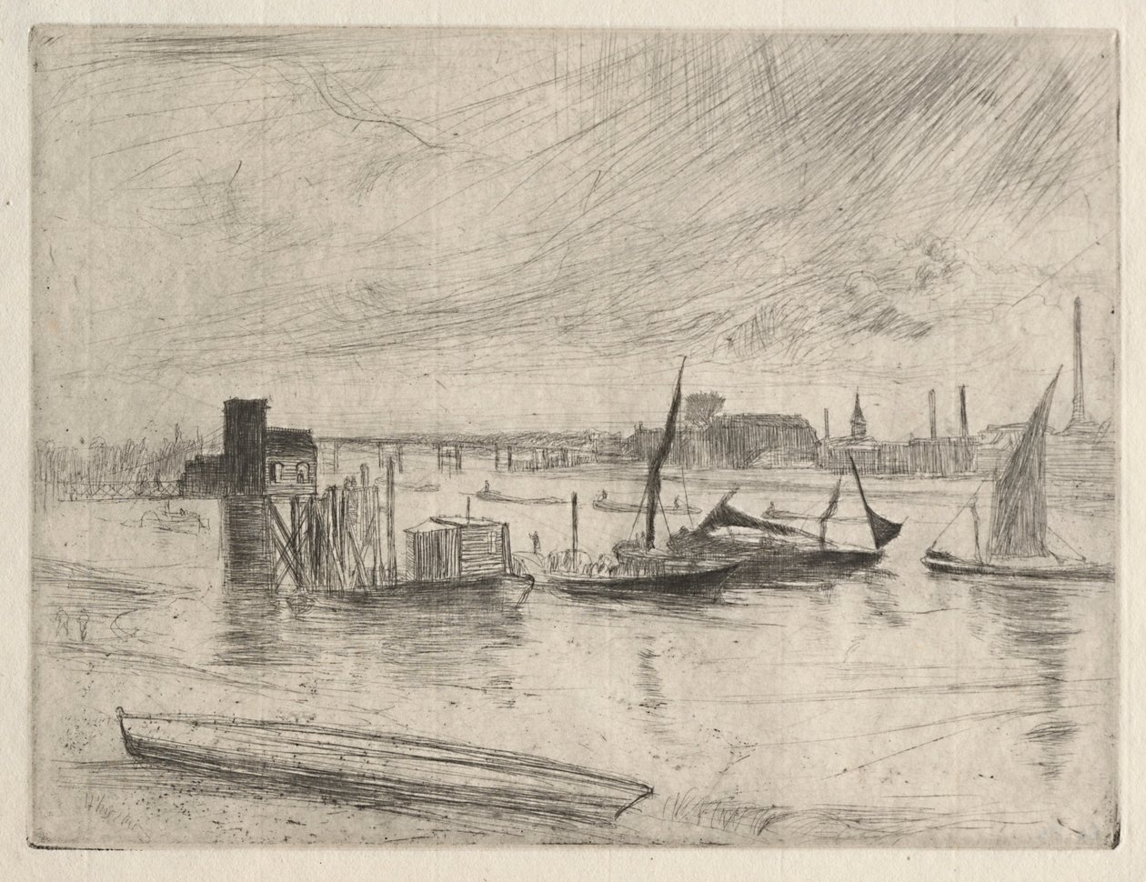 Časné ráno v Battersea od James McNeill Whistler