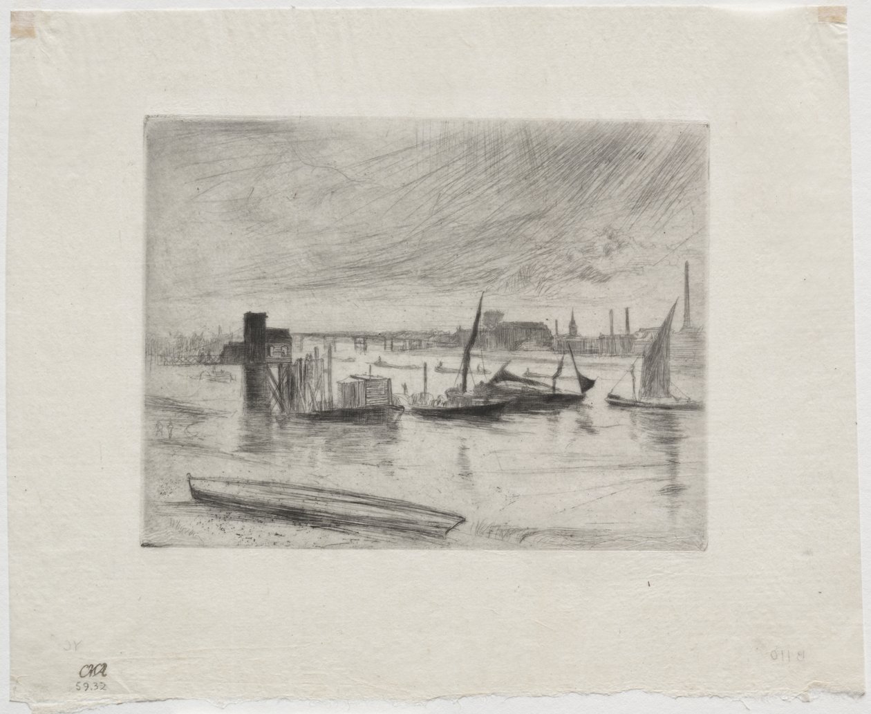 Brzy ráno, Battersea od James McNeill Whistler