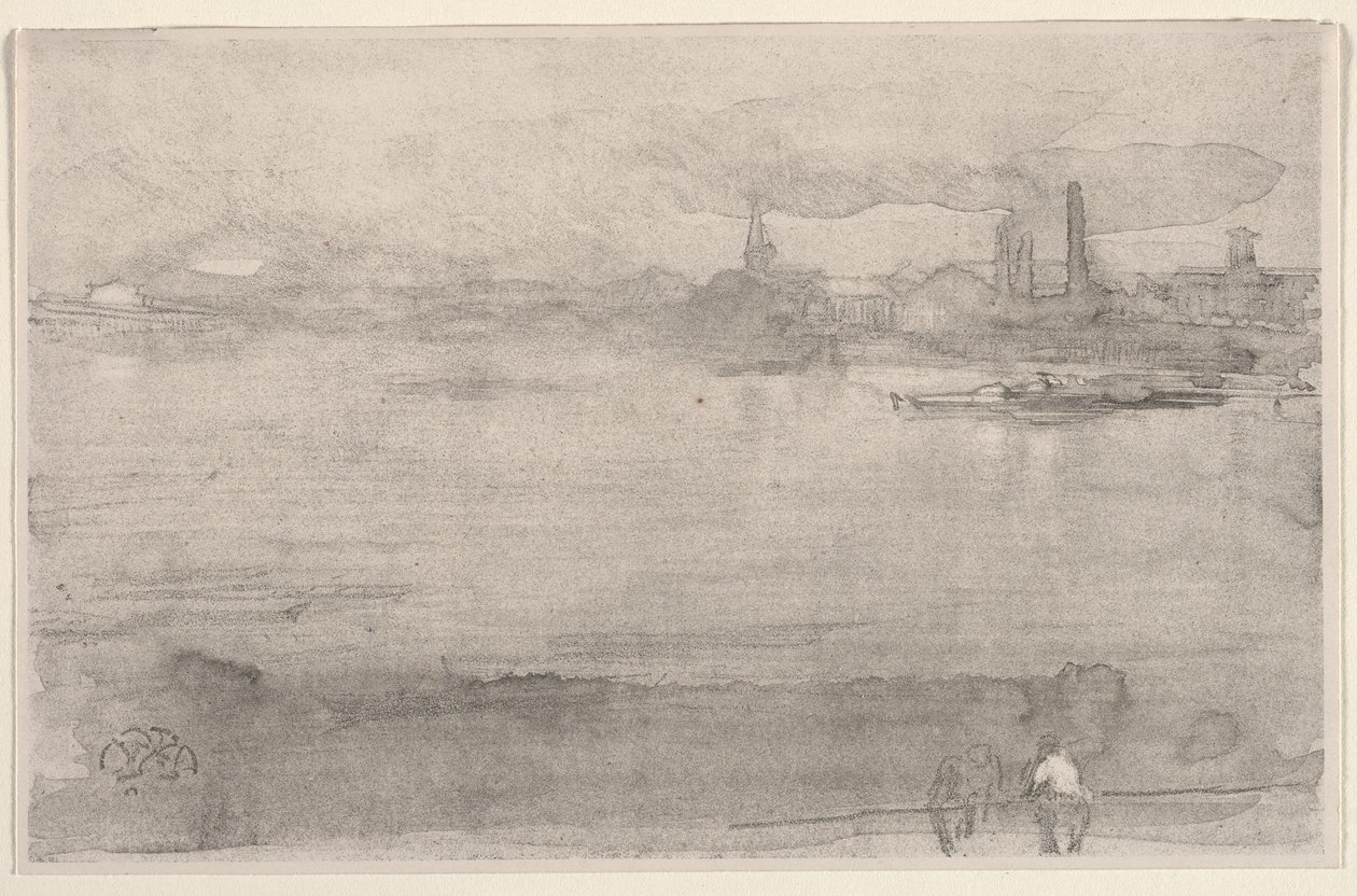 Časné ráno: Temže v Battersea v Londýně od James McNeill Whistler