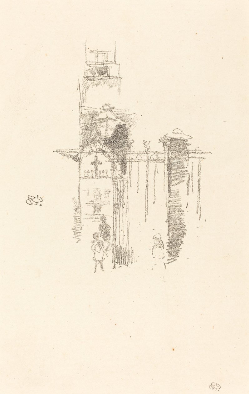 Vstupní brána od James Abbott McNeill Whistler