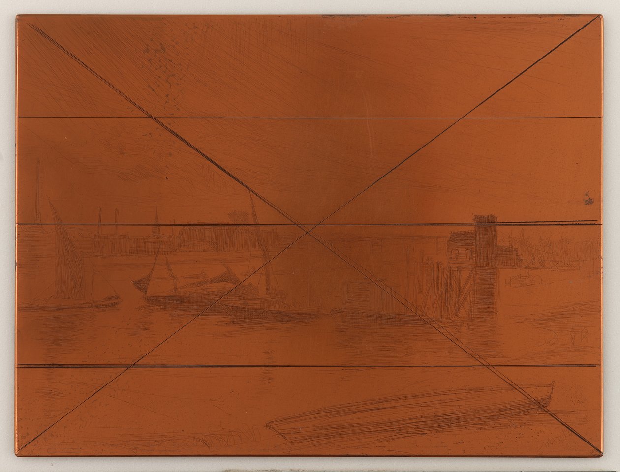 Leptací deska: Early Morning, Battersea od James Abbott McNeill Whistler