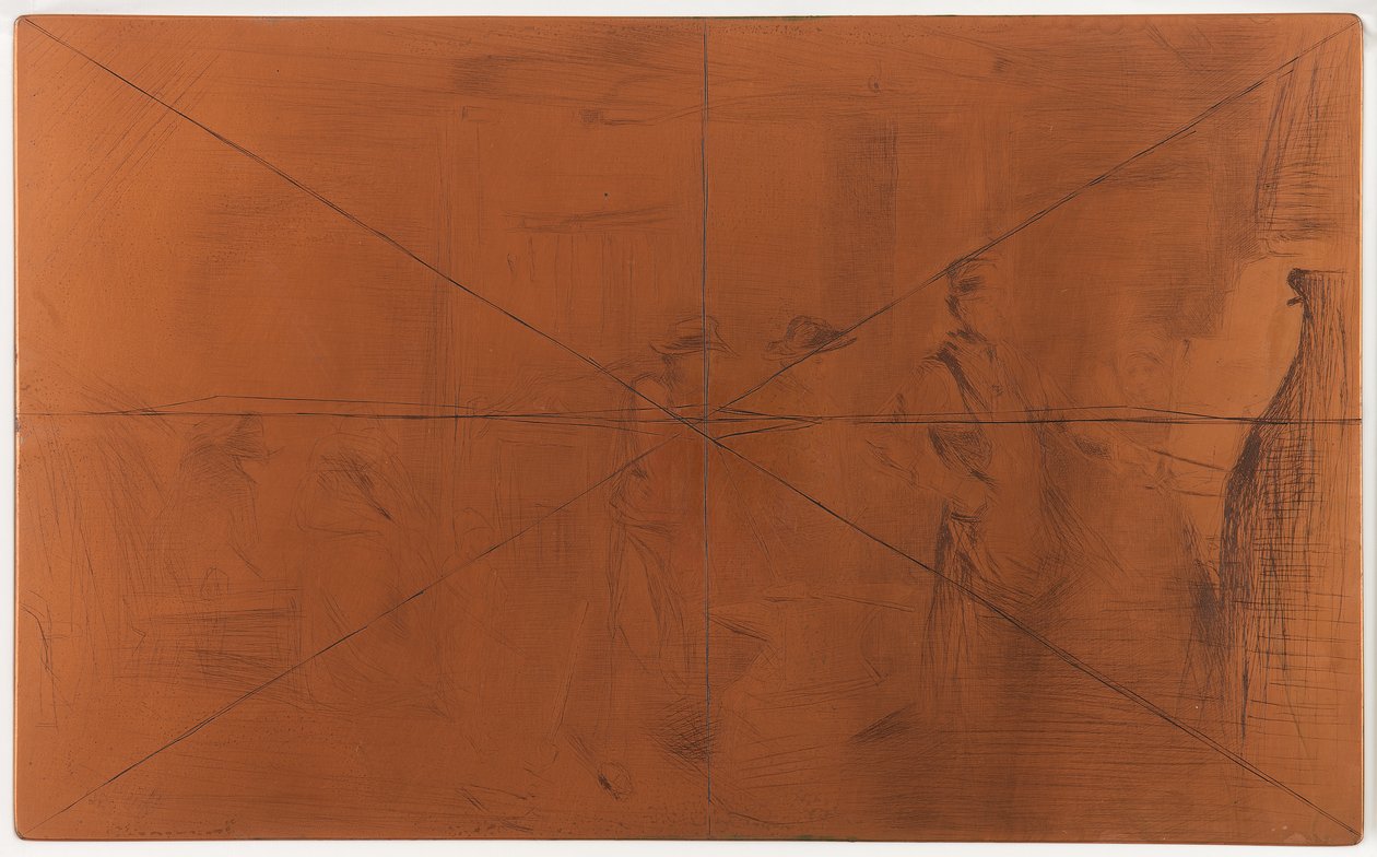 Leptací deska: The Forge od James Abbott McNeill Whistler