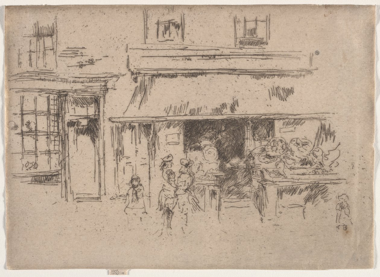 Exeterova ulice od James McNeill Whistler