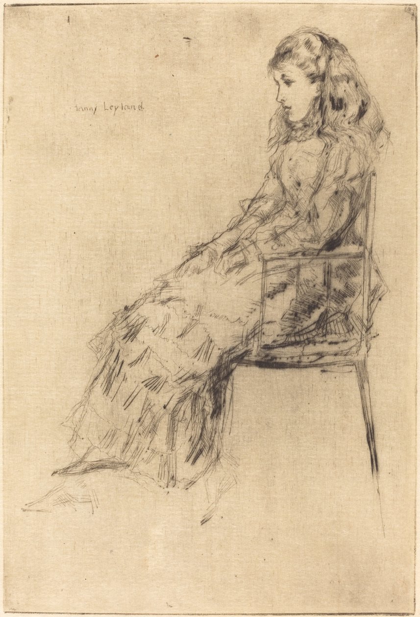 Fanny Leyland od James Abbott McNeill Whistler