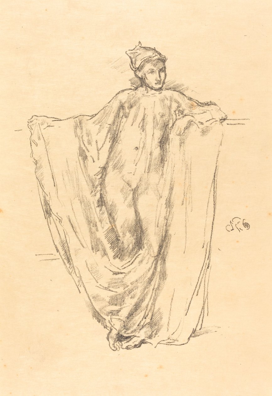 Obrázek Studie od James Abbott McNeill Whistler