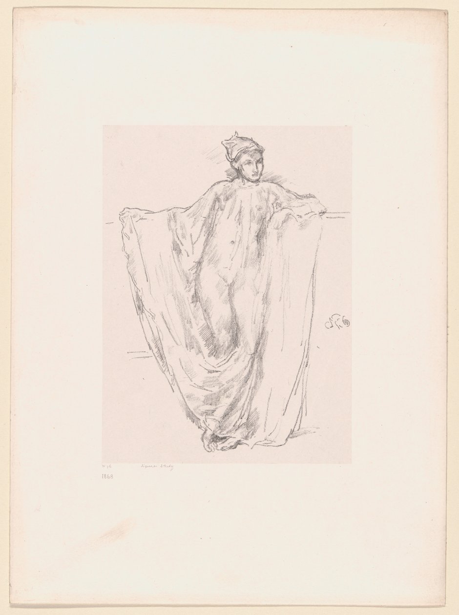 Obrázek Studie od James Abbott McNeill Whistler