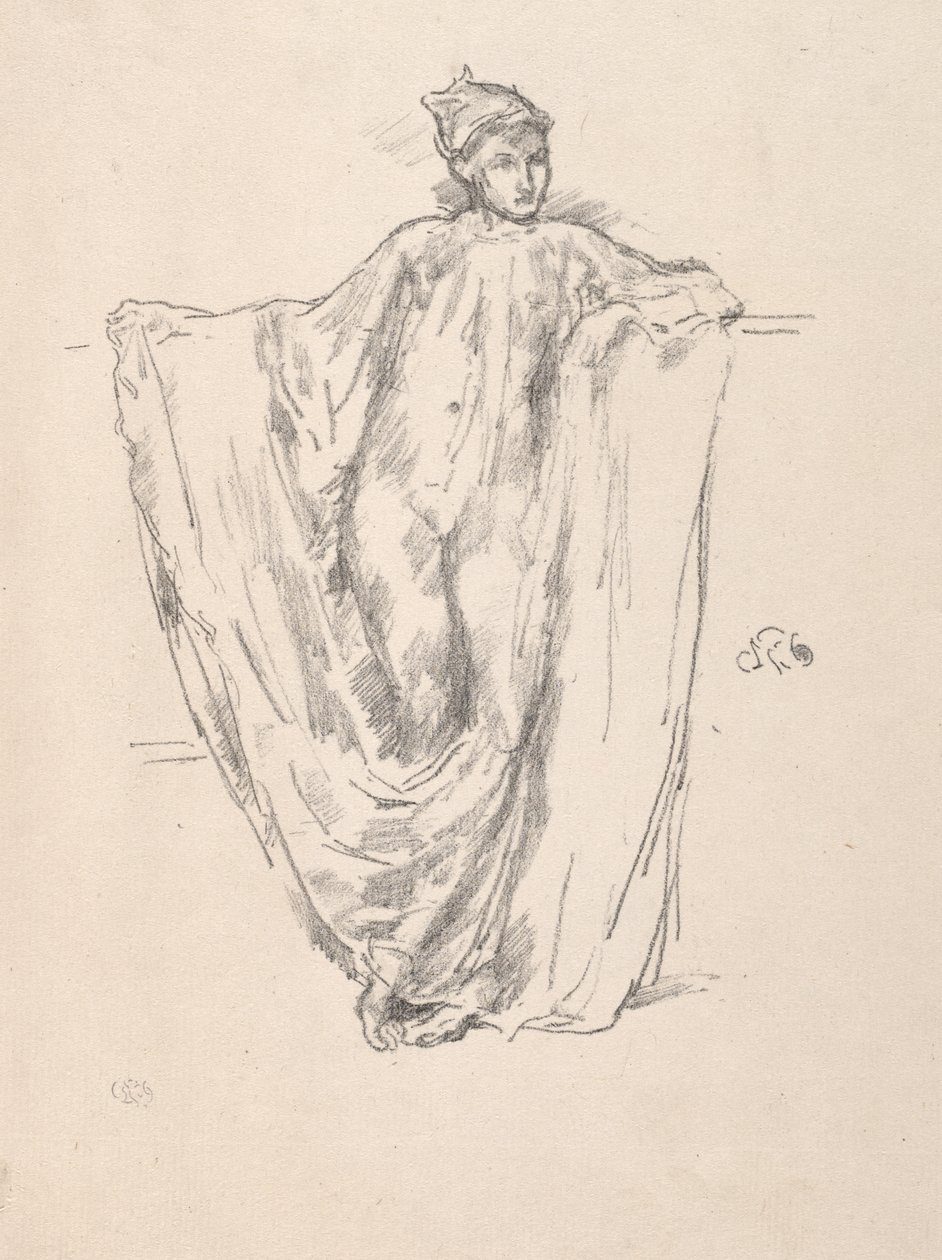 Studie postavy od James McNeill Whistler