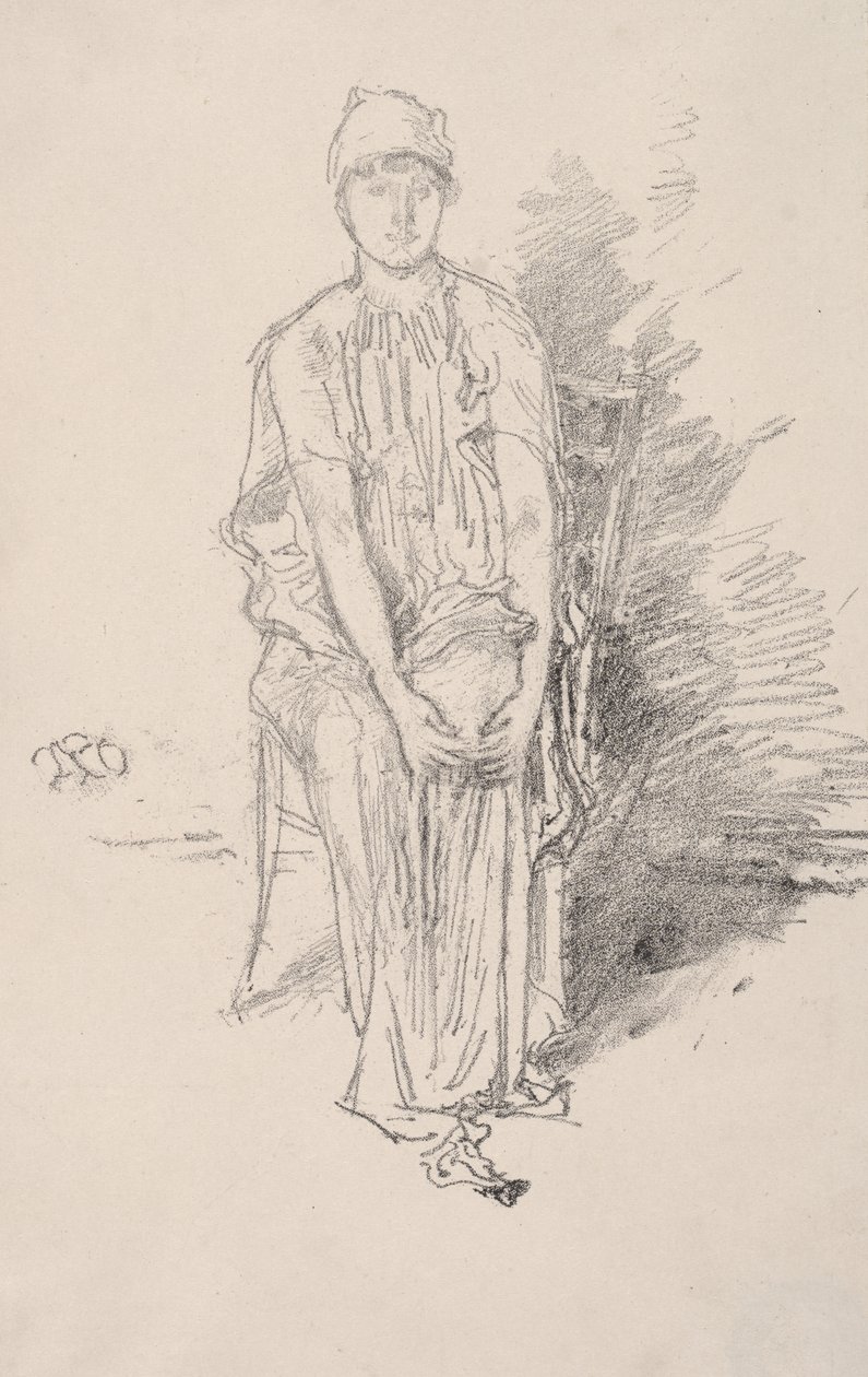 Figurální studie od James McNeill Whistler