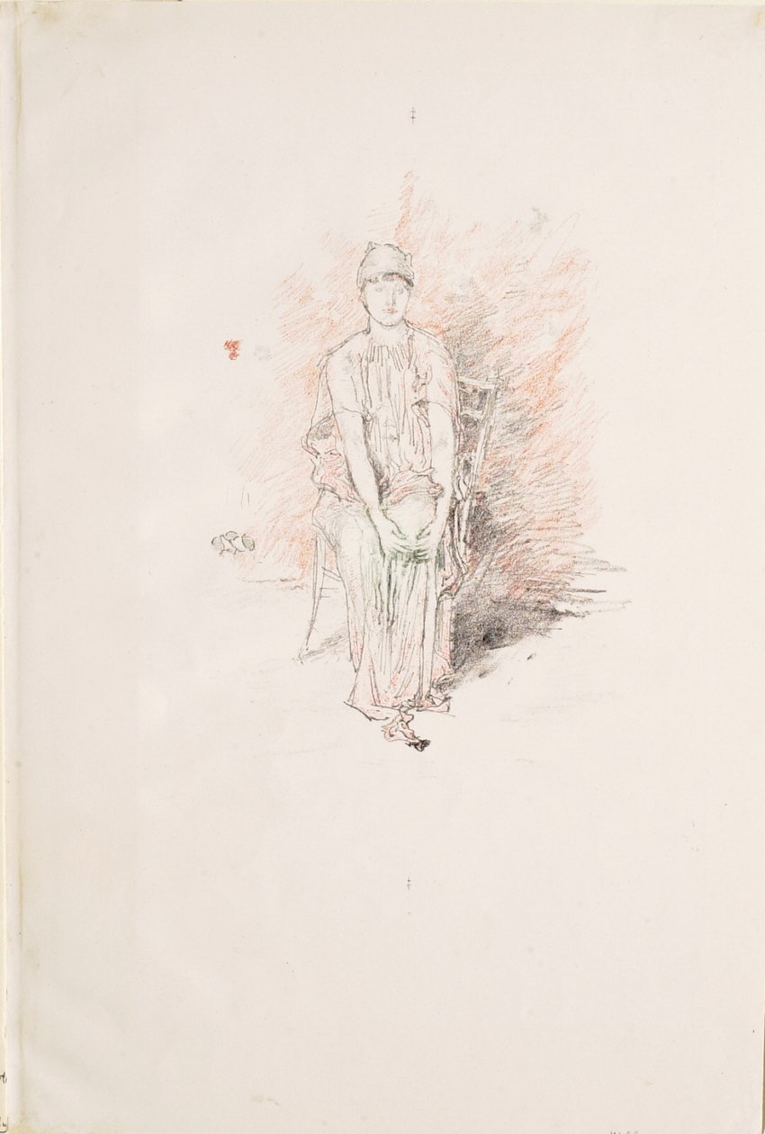 Figurální studie v barvách od James McNeill Whistler