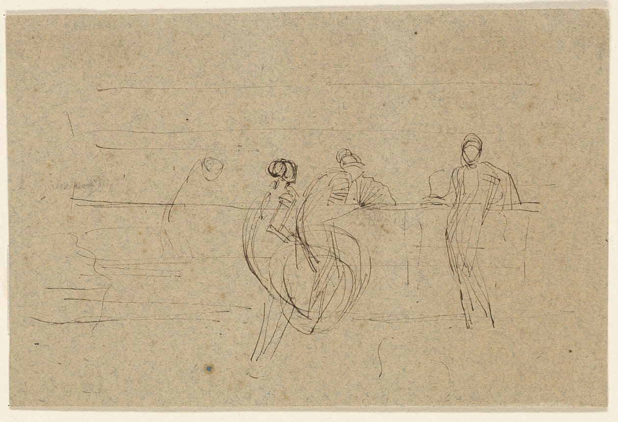 Postavy u zábradlí od James McNeill Whistler