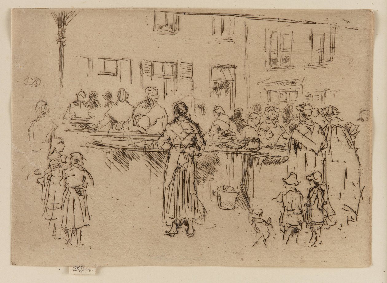 Rybí ženy, Ostende od James Abbott McNeill Whistler