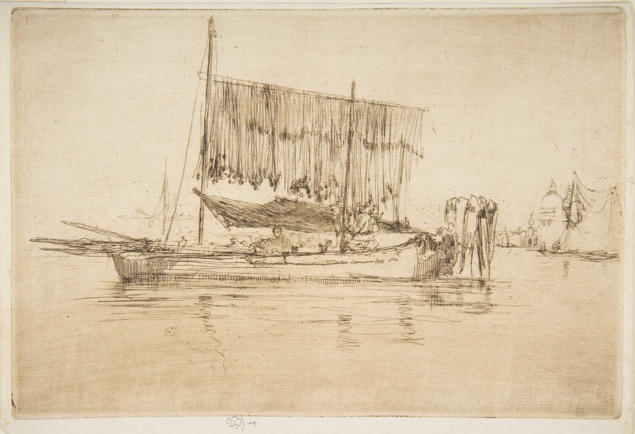 Rybářský člun od James McNeill Whistler
