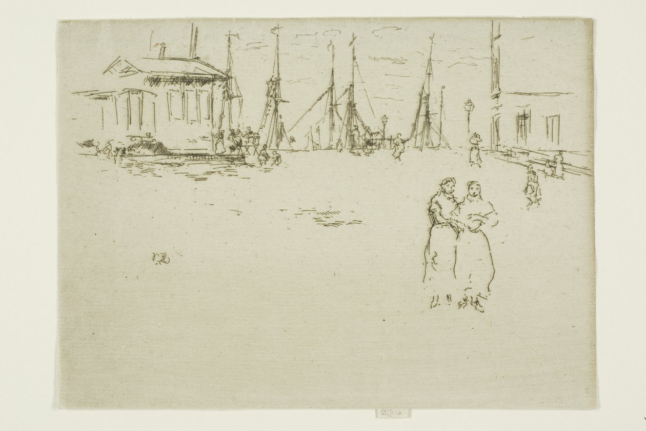 Fishing Quay, Ostende od James Abbott McNeill Whistler