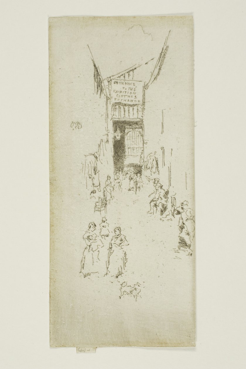 Průchod Fleur-de-lys od James Abbott McNeill Whistler