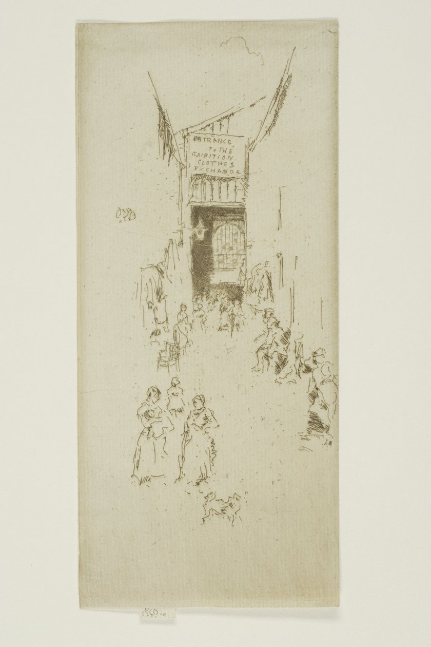 Průchod Fleur-de-lys od James Abbott McNeill Whistler