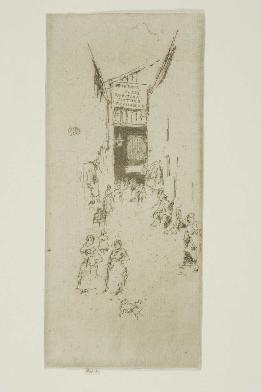 Průchod Fleur-de-lys od James Abbott McNeill Whistler