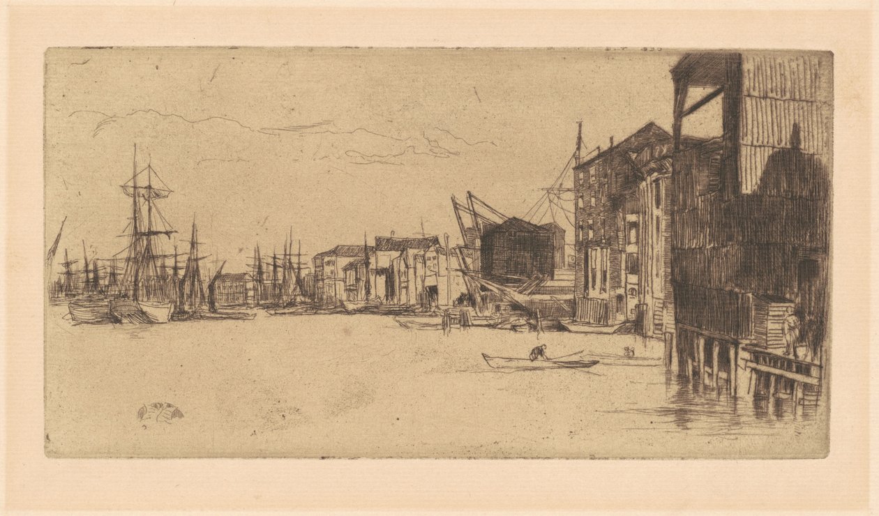 Free Trade Wharf od James Abbott McNeill Whistler