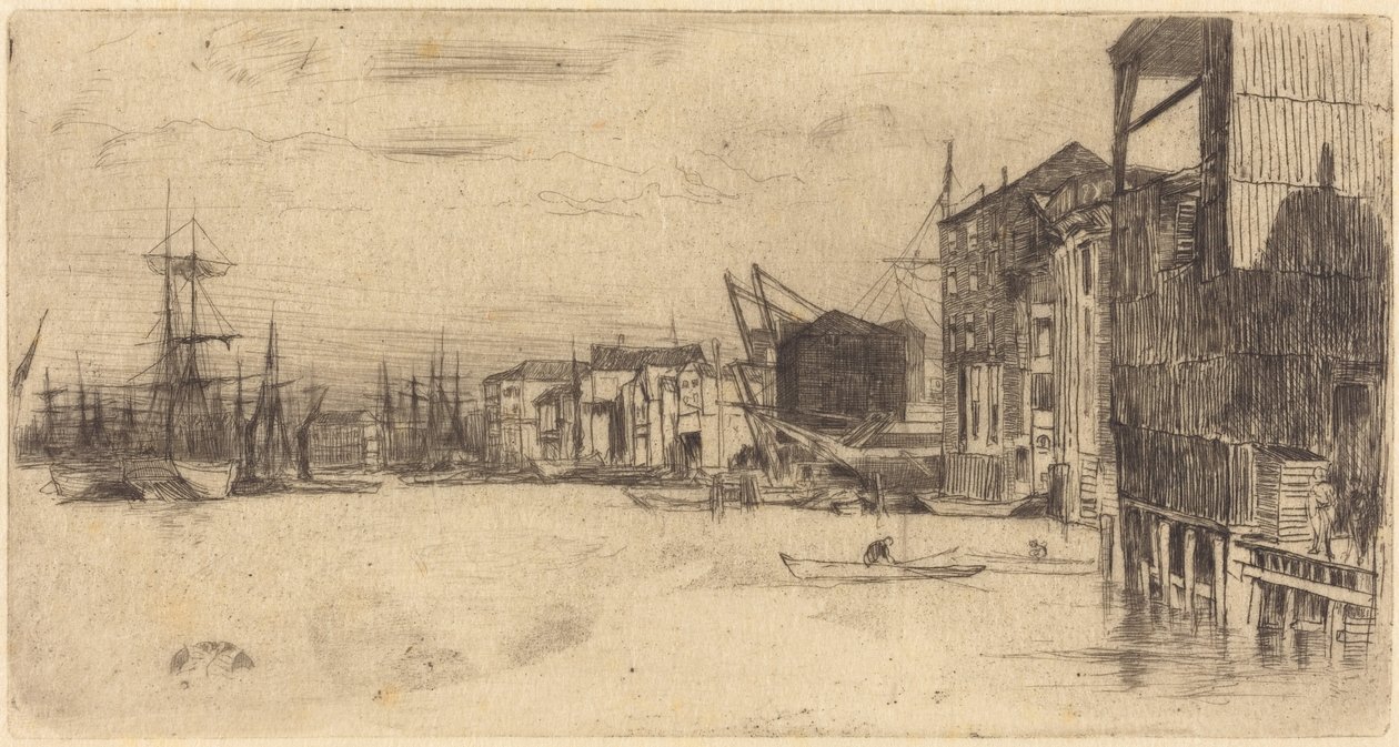Přístaviště volného obchodu od James McNeill Whistler