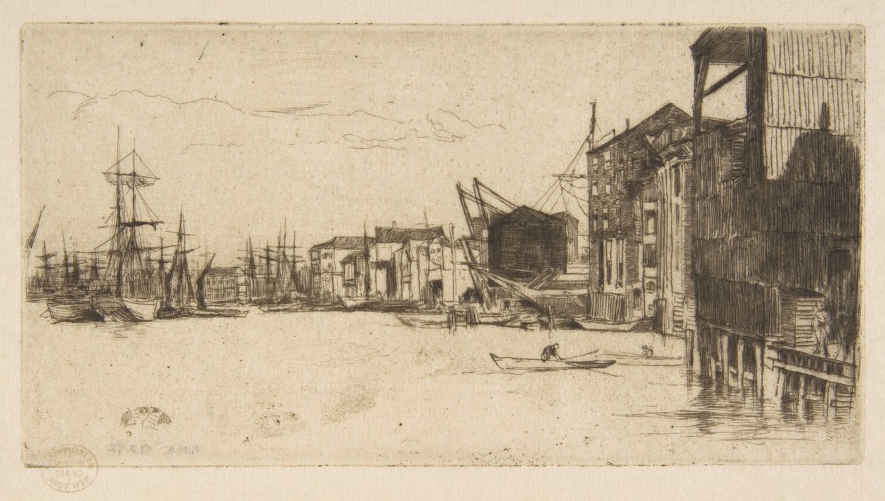 Molo volného obchodu od James McNeill Whistler