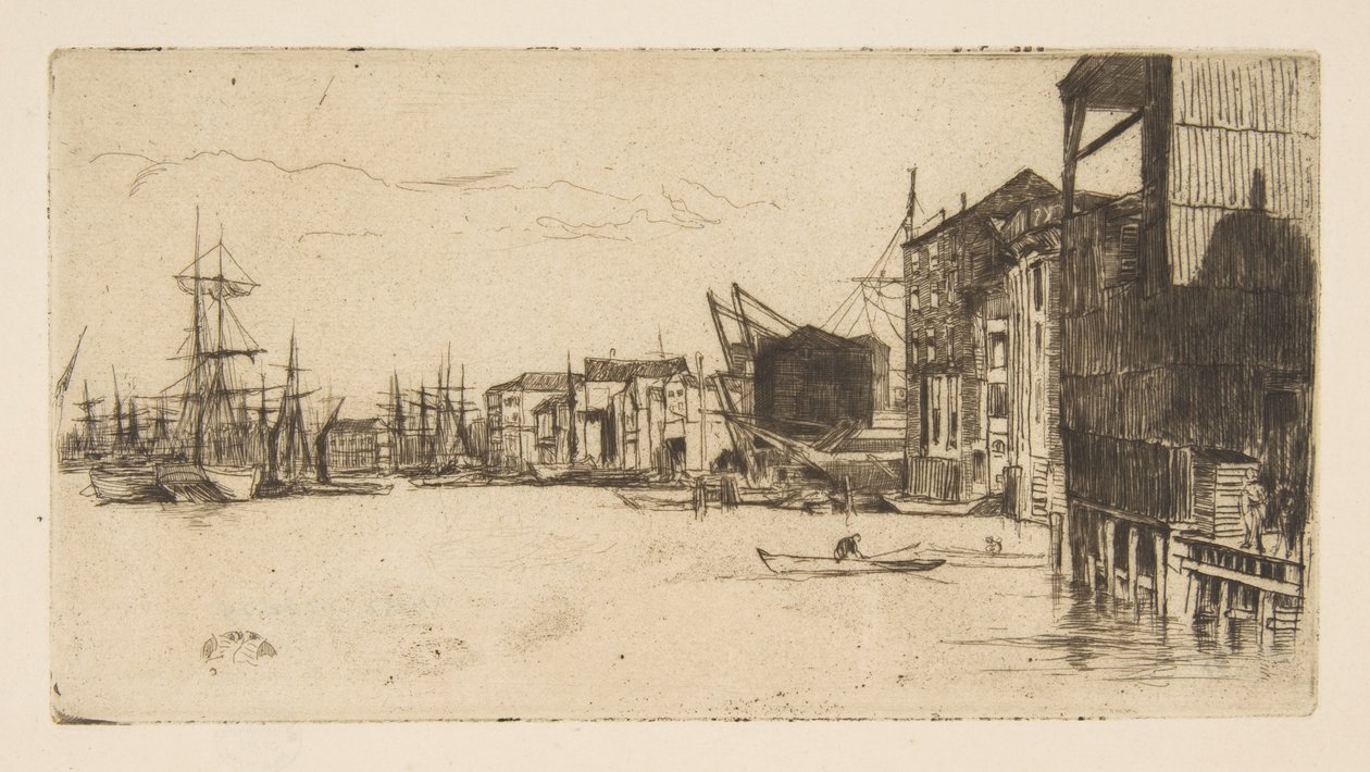 Přístaviště svobodného obchodu od James McNeill Whistler
