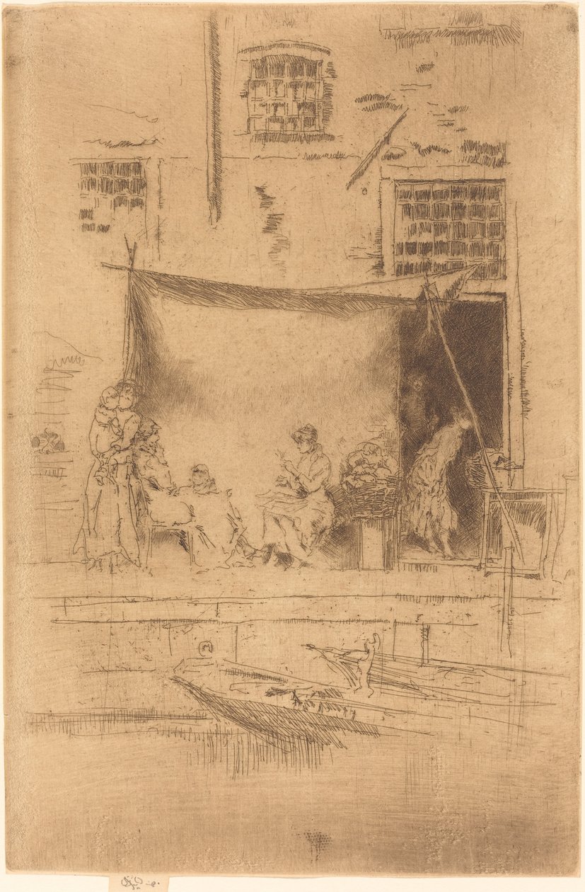 Stánek s ovocem od James Abbott McNeill Whistler