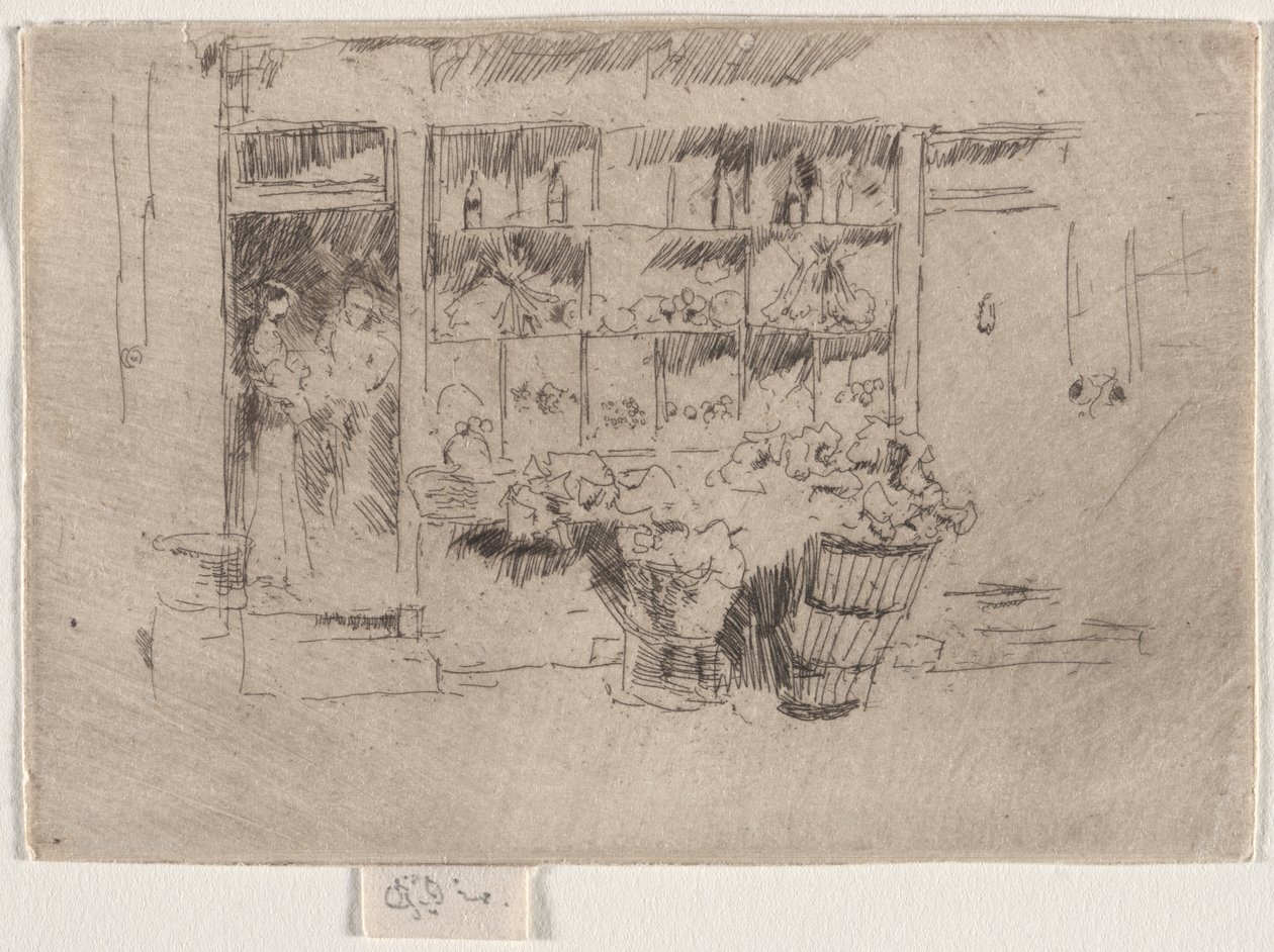 Obchod s ovocem od James McNeill Whistler
