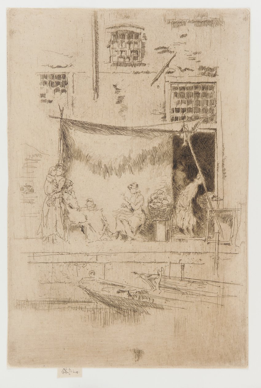 Stánek s ovocem od James Abbott McNeill Whistler