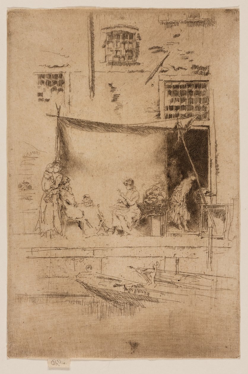 Stánek s ovocem od James Abbott McNeill Whistler