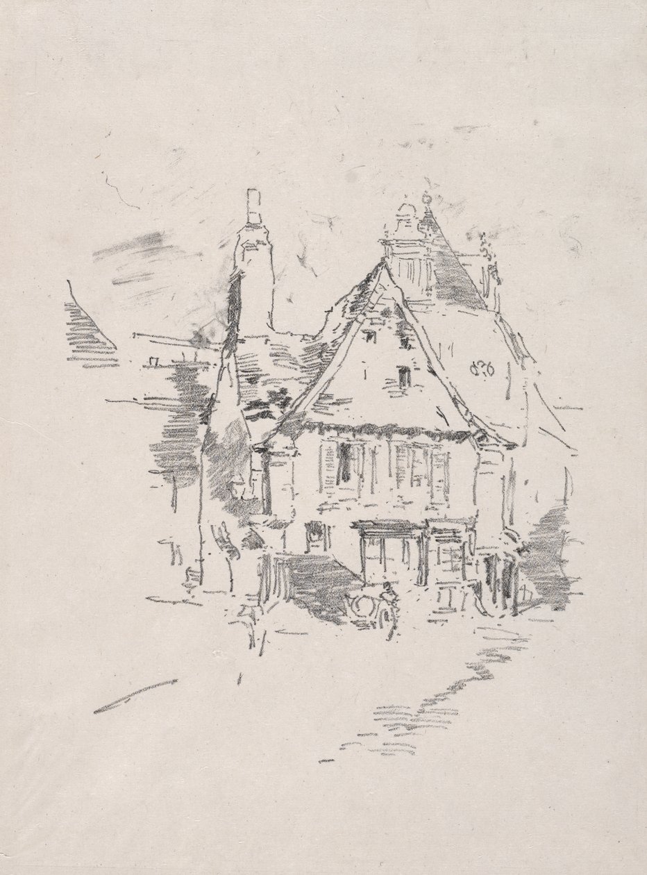Štítové střechy, Vitré od James McNeill Whistler