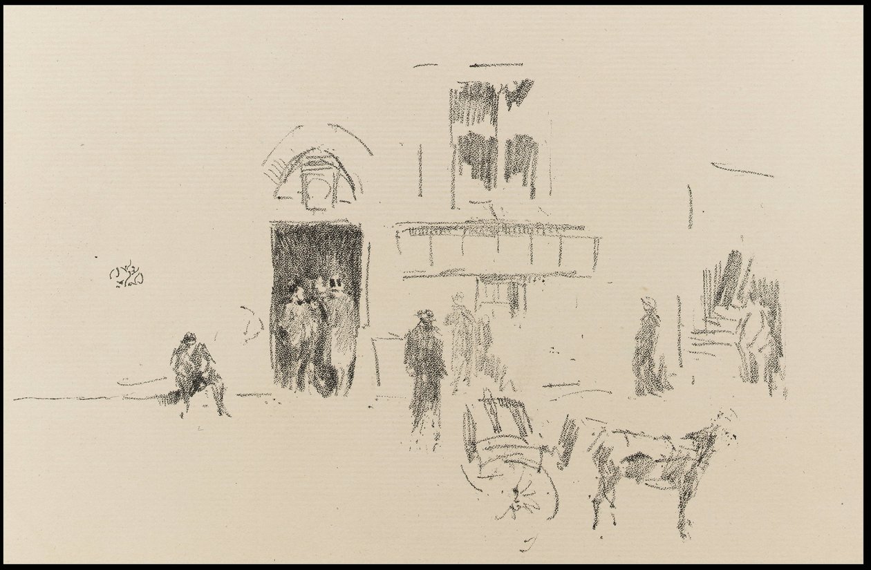 Gaiety Stage Dveře od James Abbott McNeill Whistler