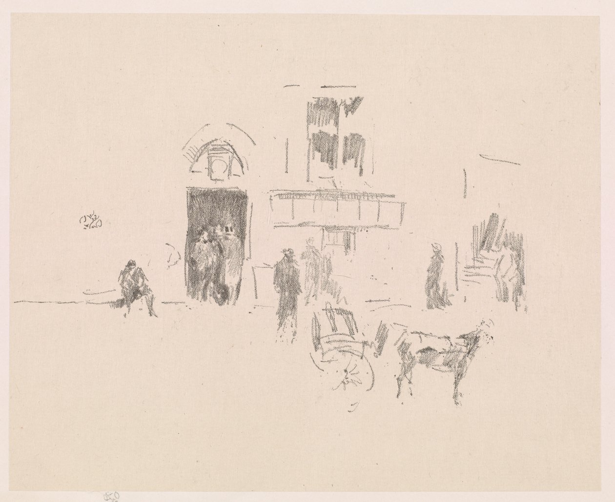 Gaiety Stage Dveře od James Abbott McNeill Whistler