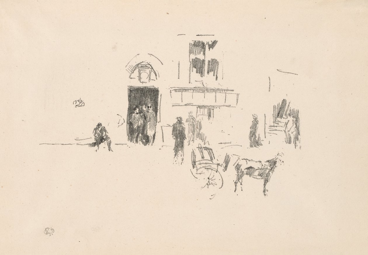 Gaiety Stage Dveře od James Abbott McNeill Whistler