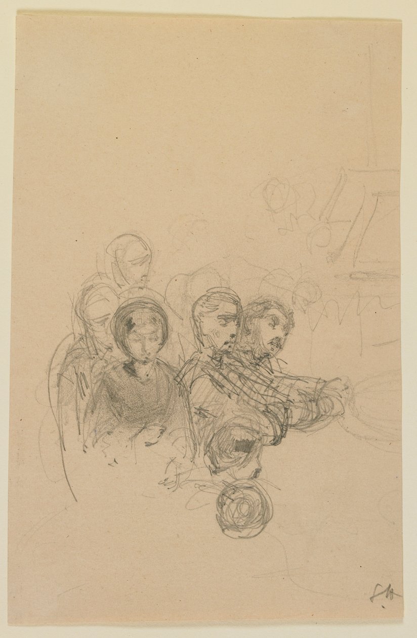 Hazardní hráči od James Abbott McNeill Whistler